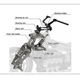 Double-wishbone front suspension